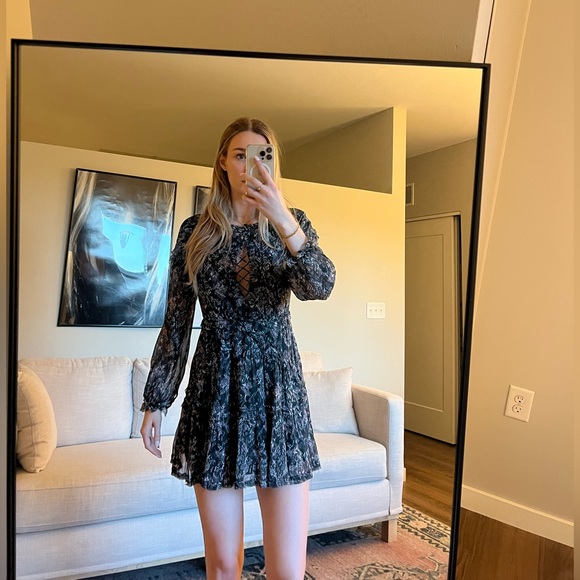 Gorgeous Iro Mini Dress with Cutouts - Size XSmall - Picture 1 of 5